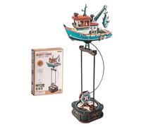 ROKR Gravity Swing Puzzle 3D in legno Peschereccio 14+, MCD08 | Modellismo da Costruire