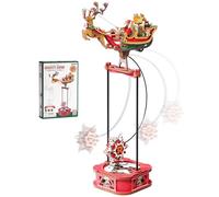 ROKR Modellismo da Costruire in Legno Santa's Sleigh Ride per Adulti, Serie 3D Puzzle Gravity Swing, Oggetto Decorativo Retro, Gioco STEM Regalo di Natale per Adulti e Bambini, MCD05