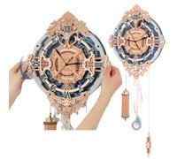 ROKR Orologio A Pendolo Romantic Notes, Puzzle 3D Legno Adulti LC701 | Modello da costruire, orologio da parete funzionante, decorazione per la casa, regalo, movimento al quarzo silenzioso