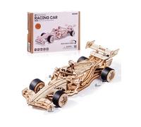 ROKR Puzzle 3D Auto da corsa Modellini da Costruire per Adulti Bambini, Modelli di Ingranaggi Meccanici, Regali fai da te per Uomini Donne, Racing Car, LK505