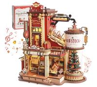 ROKR Puzzle 3D in legno Dream Gift Factory con luci