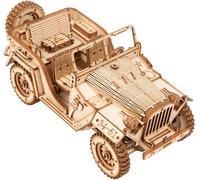 Rokr Puzzle 3D in Legno Jeep Militare