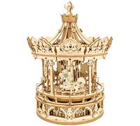 Rokr Puzzle Romantico del Carosello 3D in Legno