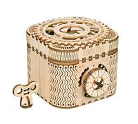 ROKR Treasure Box Modello di Legno 3D da Costruire-modello meccanico Kit di costruzione Kit modello di costruzione con chiavi