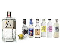 Roku Gin Suntory 70cl 43% + Selezione di 6 Toniche Internazionali
