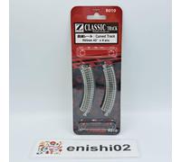 Rokuhan calibro Z R010 CLASSIC TRACK binario curvo R95 mm 45 gradi x 4 pezzi ...