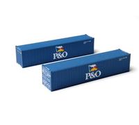 Rokuhan Z Gauge A101-7 P & O 40ft Marine Container 2 pezzi scala 1/220