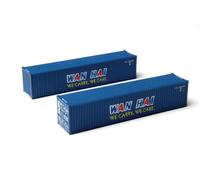 Rokuhan Z Gauge A101-9 WAN HAI 40ft Marine Container 2 pezzi scala 1/220