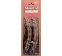 ROKUHAN Z Gauge R002 R195 mm 45º binario curvo 4 pezzi / Giappone