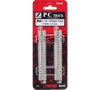 Rokuhan Z Gauge R049 1/220 PC TRACK binario dritto 110 mm x 4 pezzi modellism...
