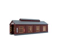 Rokuhan Z Gauge S051-2 casetta motore in legno marrone scala 1/220 layout treno