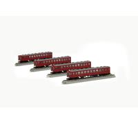 Rokuhan Z Gauge T014-2 National Railways 50 Series Passenger Car 0th 4-car Basic