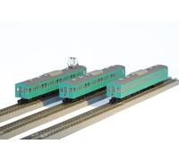 Rokuhan Z Gauge T022-10 JNR 103 Series Emerald Green Joban Line Type 3-Car Addit