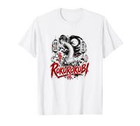Rokurokubi Giapponese Yokai Moonlit Horror Scena Maglietta