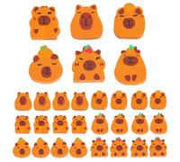 ROKZELT 30 Pezzi Capybara Cancellare, Gomma Bambini, Gomme Cancellare Bambini Divertenti Adatta Regalini Fine Festa Compleanno,per Battesimo Compleanno Dopo