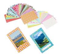 ROKZELT 60 Pezzi Cornici Bordi Adesivi per Foto Istantanee, Accessori per Foto Istantanee, Angoli Per Foto Autoadesivi, Adesivi Colorati per Foto di 7/7s/8/10/25i/30i Compatibile Film