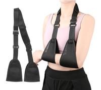 ROKZELT Tutore Braccio Ingessato Regolabile Immobilizzatore Braccio Leggero e Confortevole Supporto per Braccio Per Donne e Uomini, per Lesioni Al Gomito Destro e al Braccio (Noir)