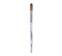 Rolabling Pennello per nail art Pennello acrilico Penna per unghie con manico diamantato Symphony Manicure Design Nail Art Tool (16 #)