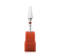 Rolabling - Punta per trapano per unghie, in ceramica, con fiamma bianca, per trapano elettrico e manicure