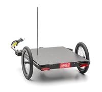ROLAND 21 Zoll Duo² Inklusive Buggyrad, Rimorchio per Bicicletta per Bambini. Unisex Adulto, Blu