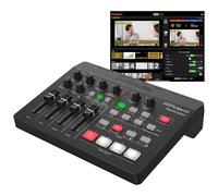 Roland AeroCaster Live Streaming System - Potente soluzione di produzione wireless multi-camera con controller hardware/interfaccia audio e app per iPad completa (nero)