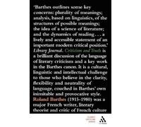 Roland Barthes Criticism and Truth (Tascabile) Classic Criticism