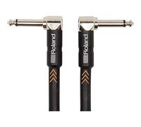 Roland Black Series - Cavo per strumenti, jack angolato/angolato da 1/4", 0,6 m