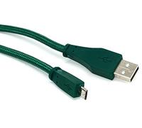 Roland Cavo di interconnessione Micro-USB, in tessuto verde (RCC-3-UAUM) da 1 m