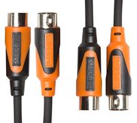 Roland Cavo MIDI doppio da 3 m - Serie nera, 3 m (RMIDI-B10-DUAL)
