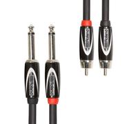 ROLAND Cavo Professionale Serie Black Dual RCA / Dual Jack In Occasione OnLin...