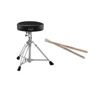 ROLAND DAP-2X Confezione Accessori V-Drums | Comodo Sgabello e Bacchette di Alta Qualità per i V-Drummer | Robusto | Altezza Regolabile | Perfetto per i Principianti e per le Drum Session Più Intense