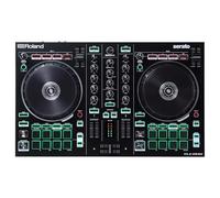 Roland DJ-202 controller DJ compatto | Controller a 2 canali e 4 deck per Serato DJ Lite con piatti a bassa latenza e suoni Roland