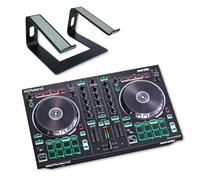 Roland DJ-202 - Controller USB DJ a 2 canali con supporto keepdrum, nero