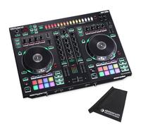 Roland DJ Controller DJ-505 2 canali 4 Deck DJ-Pult con panno in microfibra Keepdrum