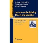 Roland Dobrushin Piet Groeneboom M Lectures on Probability Theory an (Tascabile)