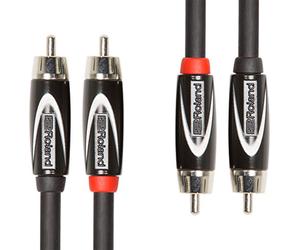 Roland Doppio Cavo di Interconnessione Black Series?Connettori Rca, 3M/ 10Ft. Rcc-10-2R2R
