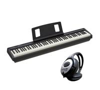 Roland FP-10 Pianoforte Digitale Portatile Nero con Cuffie Keepdrum
