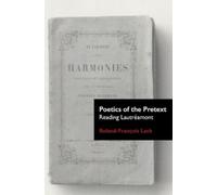 Roland-François Lack Poetics of the Pretext (Tascabile)