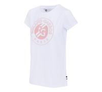 Roland Garros Big Logo Maglietta Donna in bianco