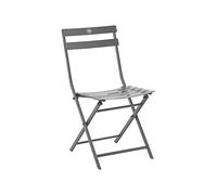 ROLAND GARROS Greensboro Sedie, Lega di Acciaio, Grigio, Taille unique-51 x 42 x 81 cm