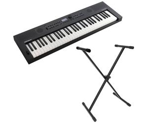Roland GO: Keys5 Music Creation Keyboard Grafite 61 tasti + supporto per tastiera Keepdrum