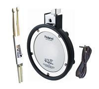 Roland PDX-6 V-Drum Pad Meash-Head Pad per batteria elettrica 8 pollici + bacchette keepdrum