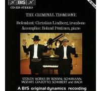 Roland Pöntinen Criminal Trombone, The (Pontinen, Lindberg) (CD) Album