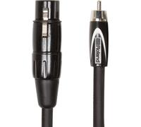 Cavo di interconnessione Roland Black Series-da XLR femmina a RCA, 3m / 10ft - RCC-10-RCXF, nero