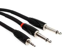 Cavo di interconnessione Insert/splitter Roland Black Series-da TRS 1/8” a due da 1/4”, 4,5m 15ft - RCC-15-3528