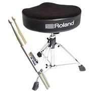 Roland RDT-S - Sgabello per batteria + bacchette Keepdrum