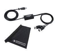 Roland UM-One MkII - Cavo di interfaccia USB MIDI + panno in microfibra Keepdrum
