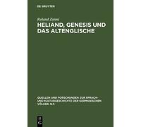 Roland Zanni Heliand, Genesis und das Altenglische (Copertina rigida)