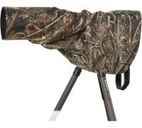 Rolanpro Copertura antipioggia per obiettivo fotocamera impermeabile per Canon RF200-800mm F6.3-9 è USM Super-teleobiettivo zoom # Reed ispessito