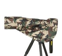 Rolanpro copertura antipioggia pioggia copertura impermeabile per teleobiettivo/obiettivo impermeabile verde militare mimetico Guns abbigliamento S
